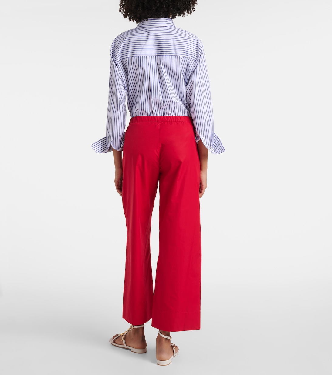 Argento cotton wide-leg pants | 'S Max Mara