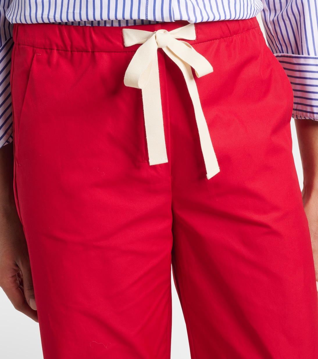 Argento cotton wide-leg pants | 'S Max Mara