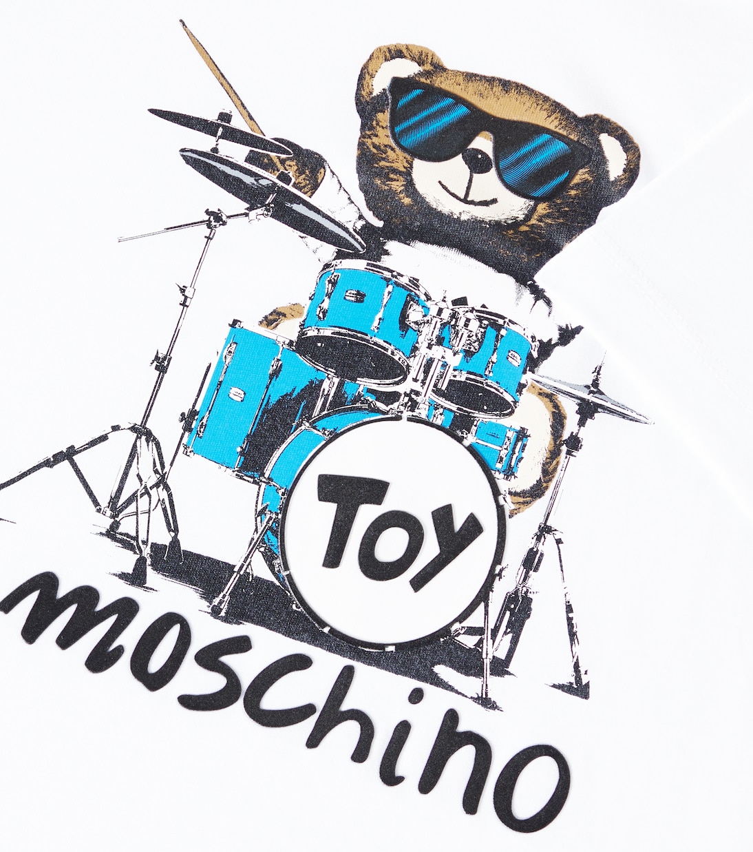 T-shirt in cotone con stampa | Moschino Kids