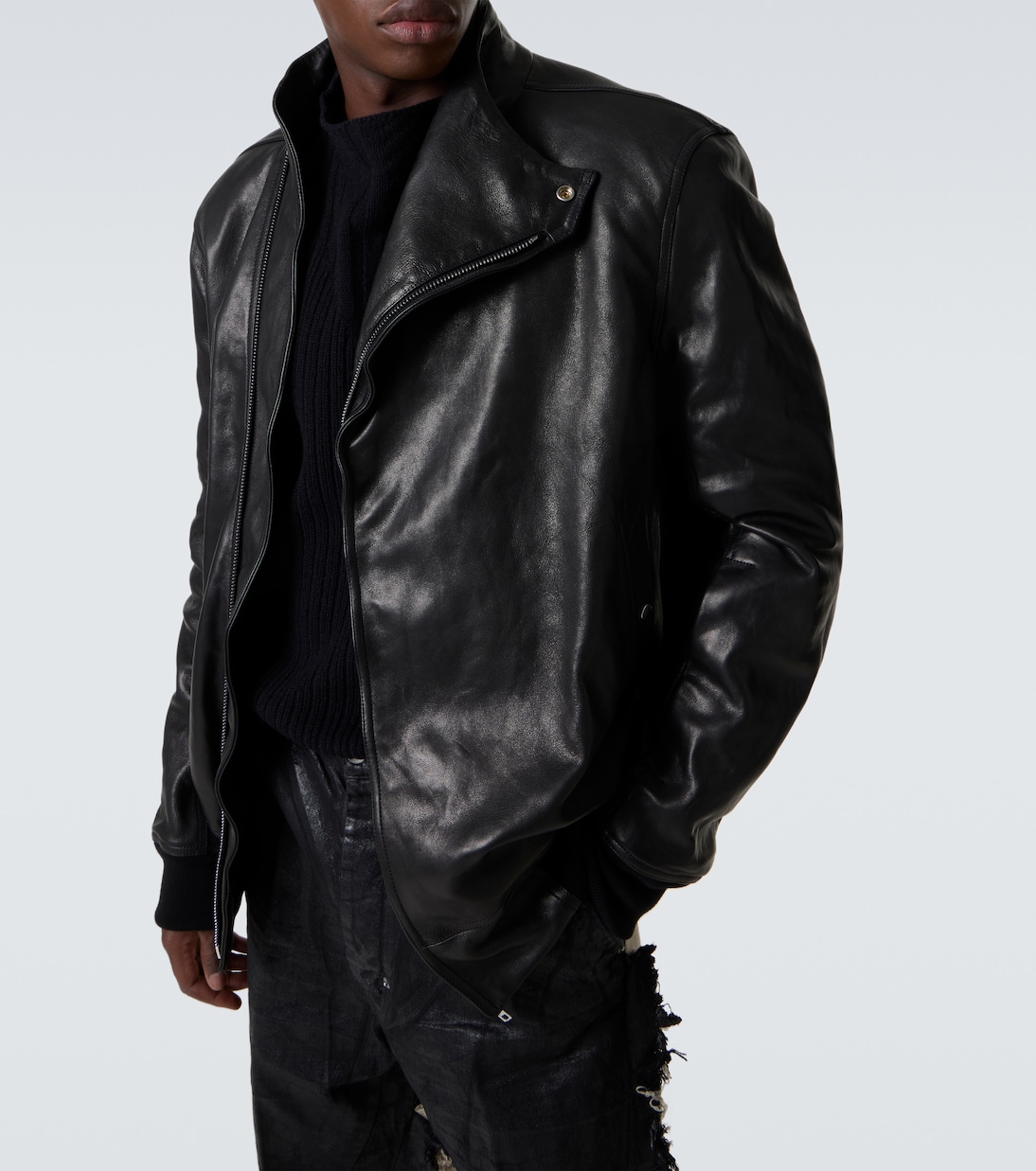 Hollywood Flight leather jacket | Rick Owens