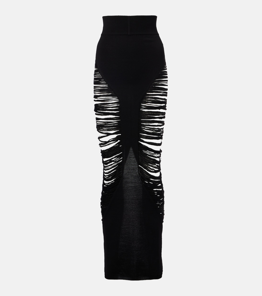 Maxirock Pillar aus Wolle | Rick Owens