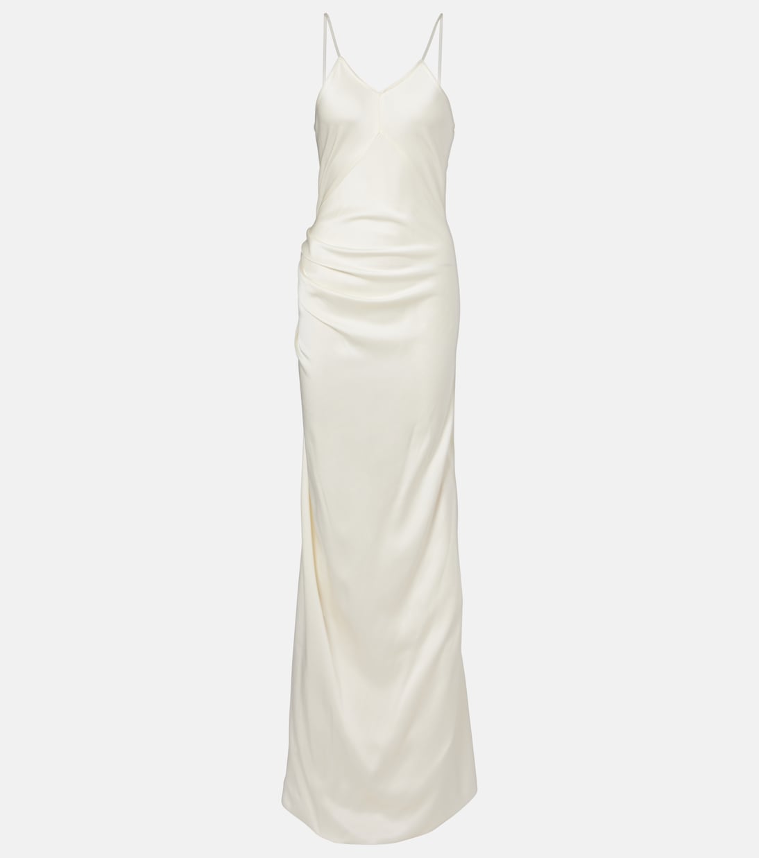 Robe en crêpe de satin | Victoria Beckham
