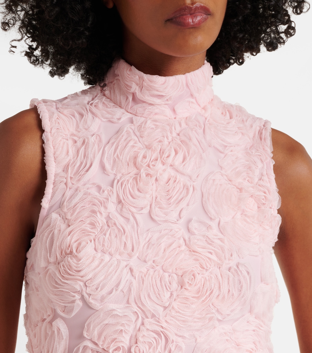 Maxikleid aus Mesh | Rotate
