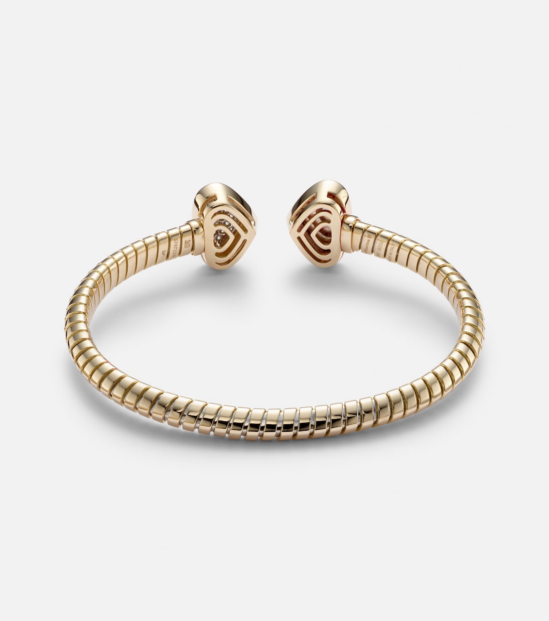 Bracelet Trisolina Castagna en or 18 ct, diamants et quartz | Marina B