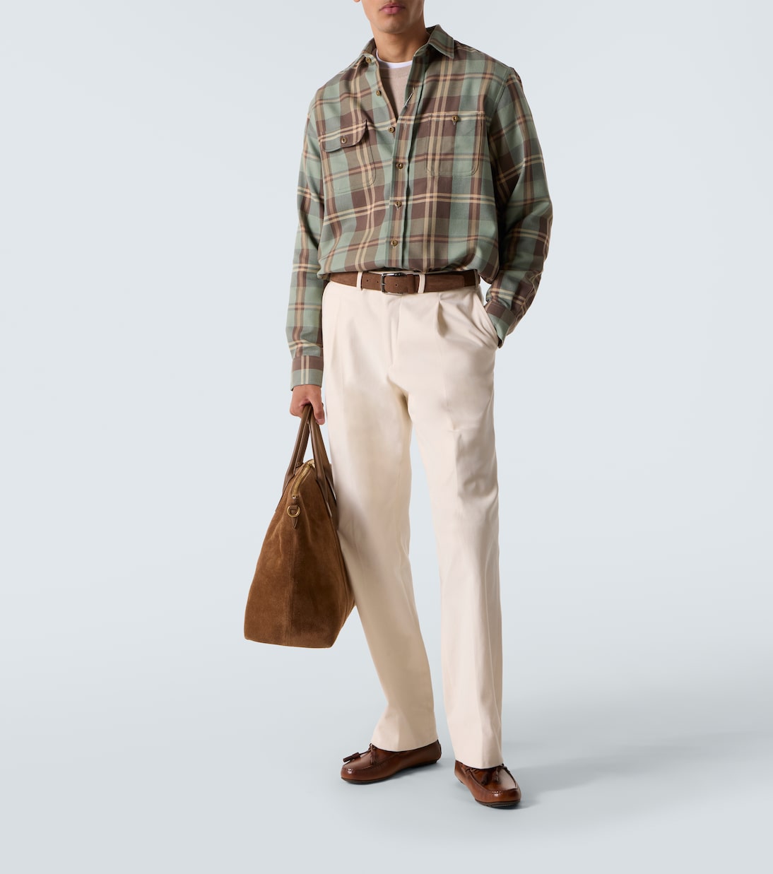 Checked cotton shirt | Ralph Lauren Purple Label