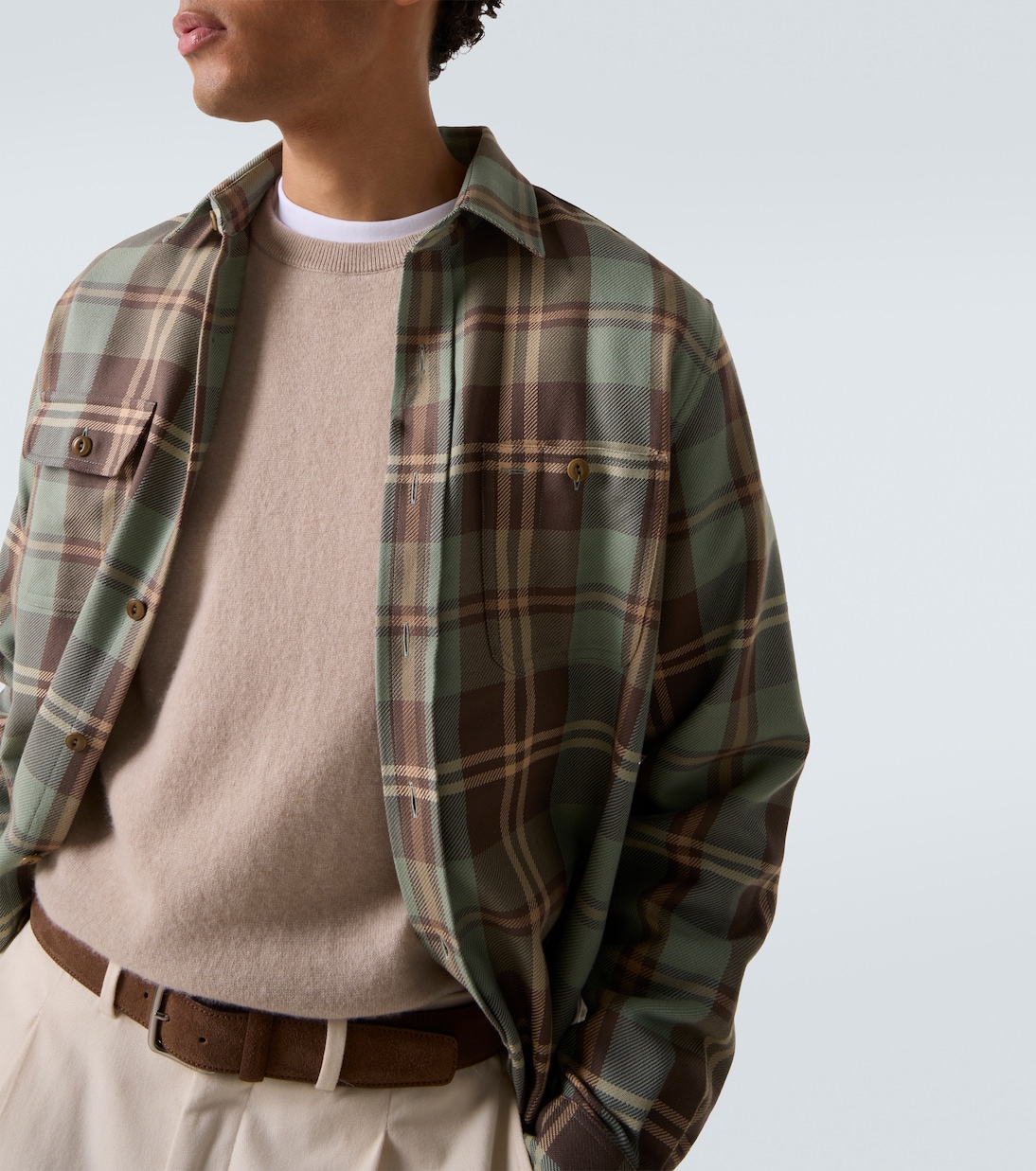 Checked cotton shirt | Ralph Lauren Purple Label