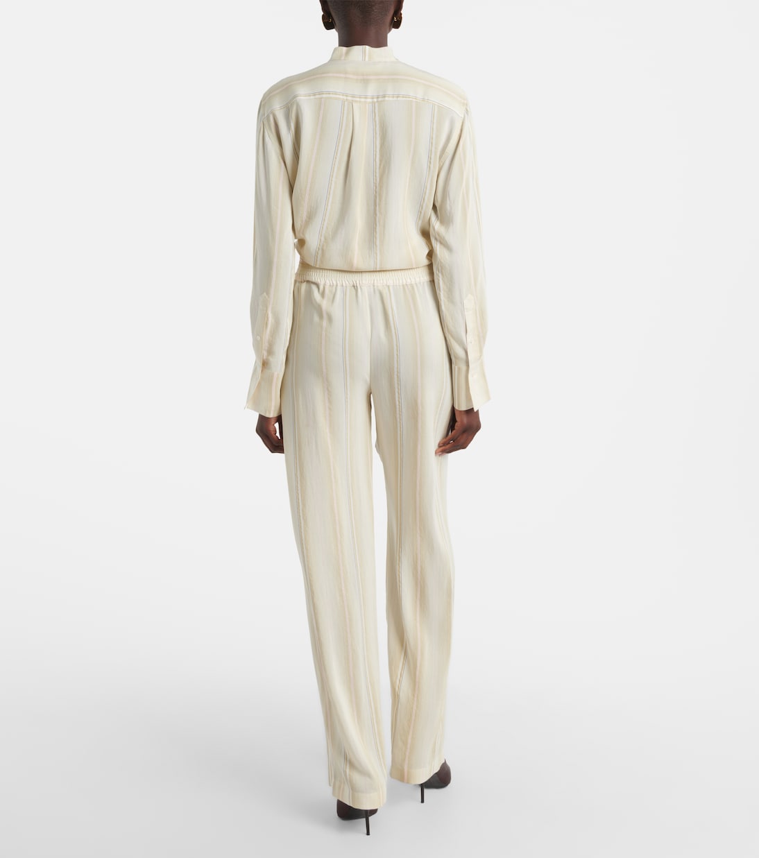 Striped wide-leg pants | Victoria Beckham