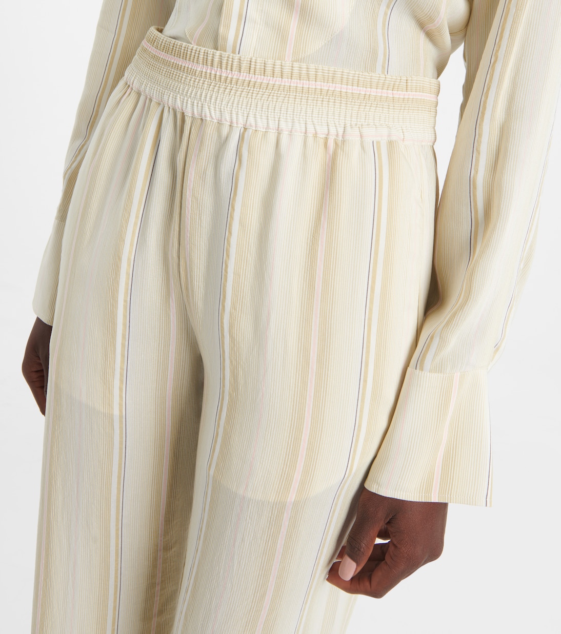 Striped wide-leg pants | Victoria Beckham