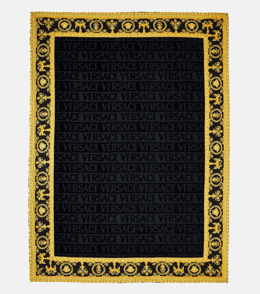 Toalla de playa I Love Baroque de rizo de algodón | Versace Home