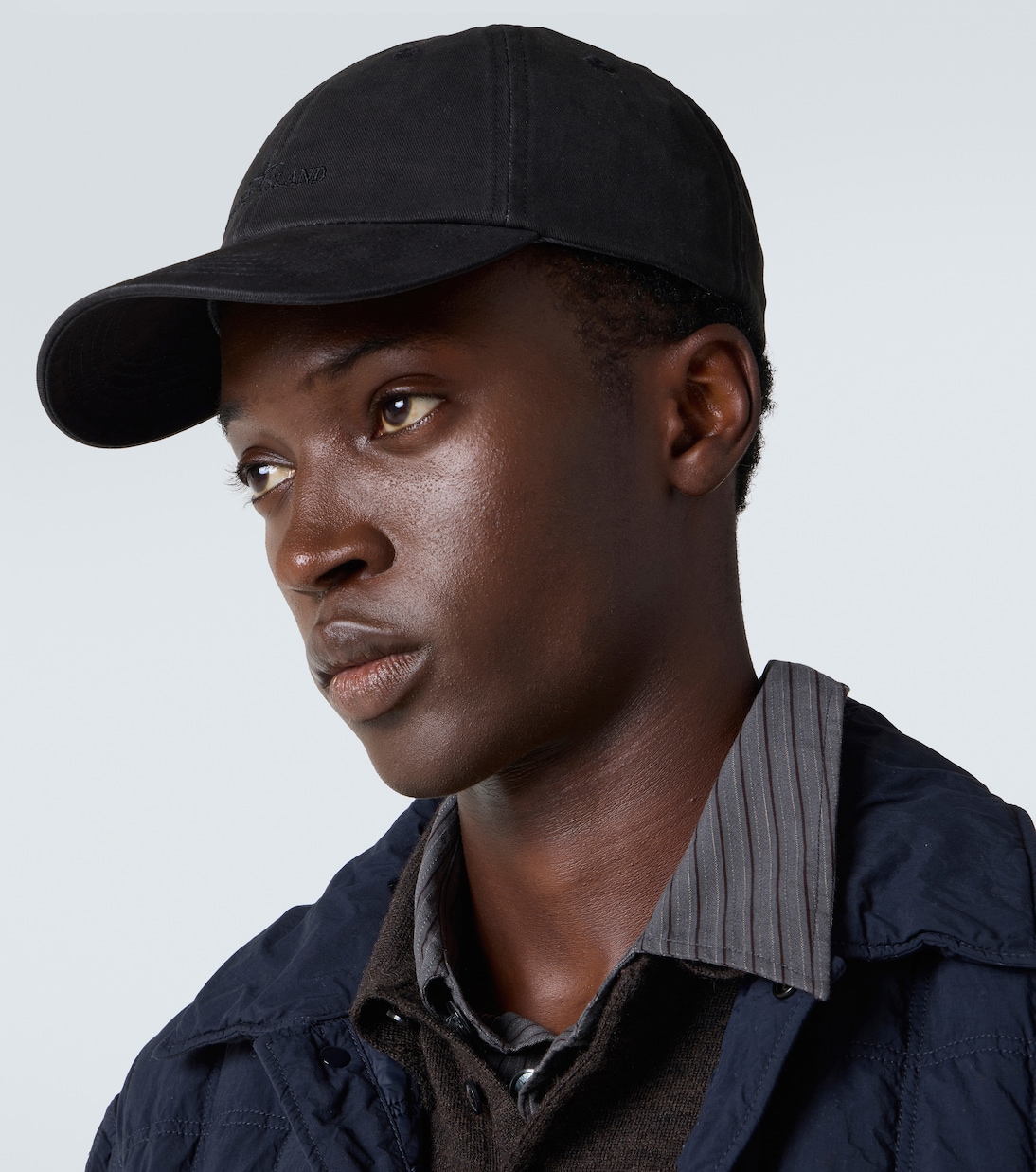Logo cotton baseball cap | Stone Island