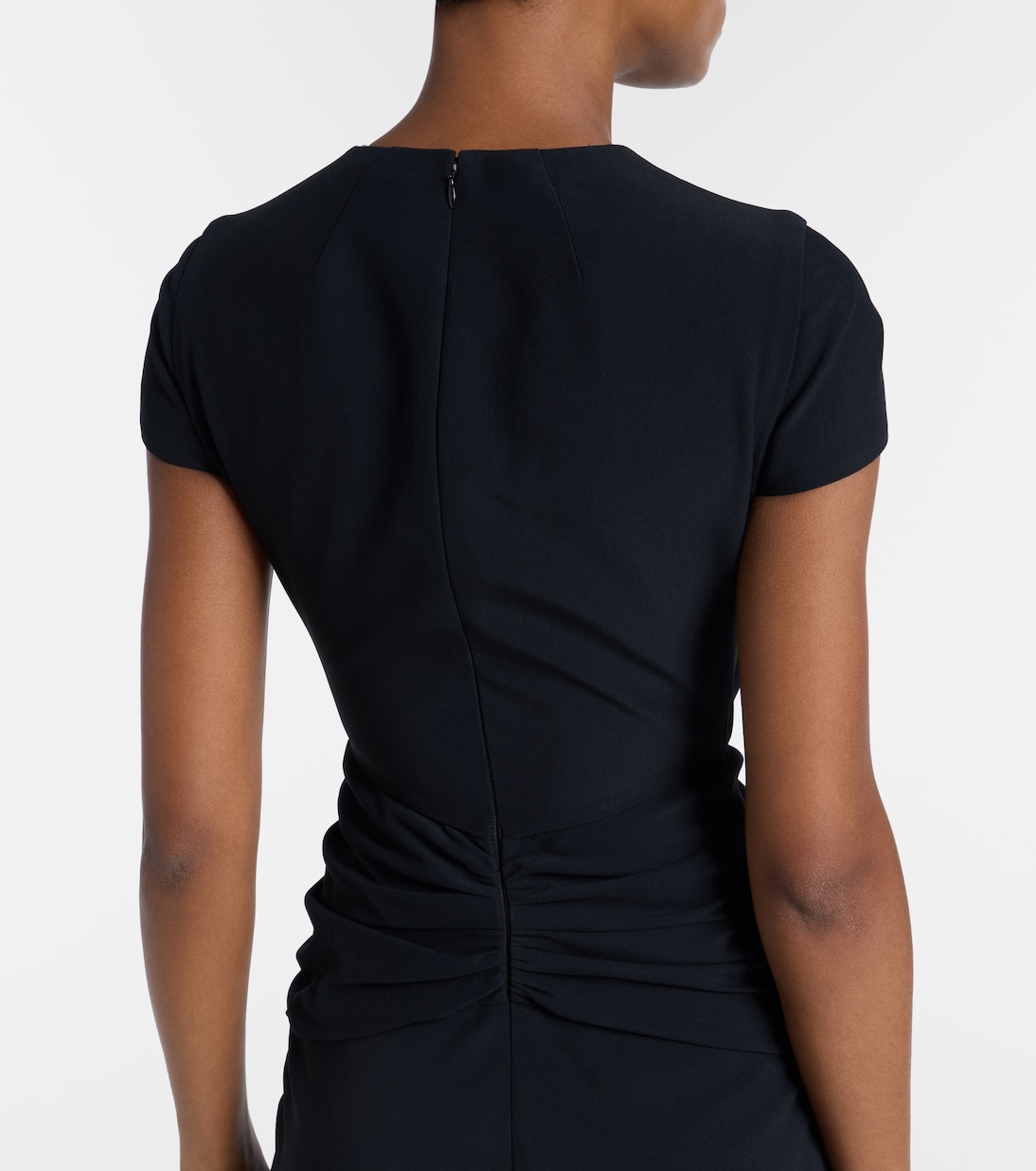 Crêpe midi dress | McQueen
