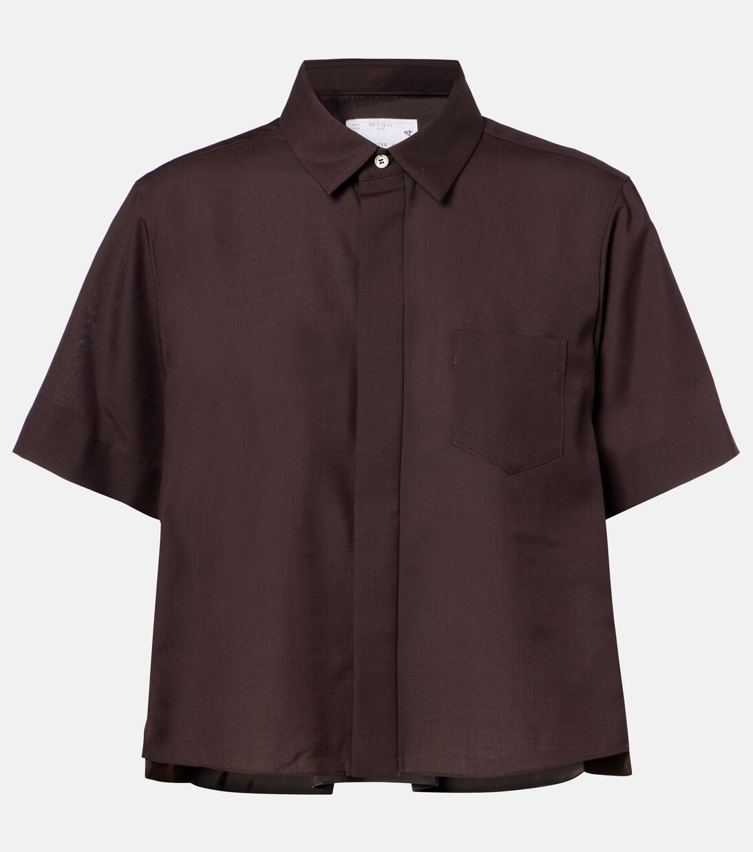 Cropped-Hemd | Sacai
