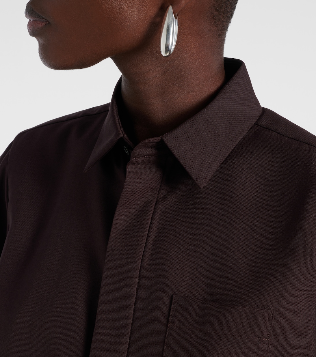 Cropped-Hemd | Sacai