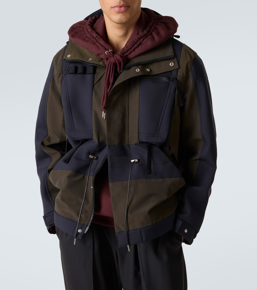 Colorblocked technical jacket  | Sacai