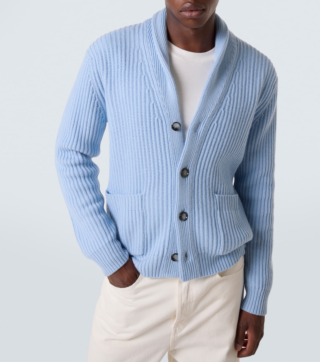 Cardigan en laine et cachemire | Allude