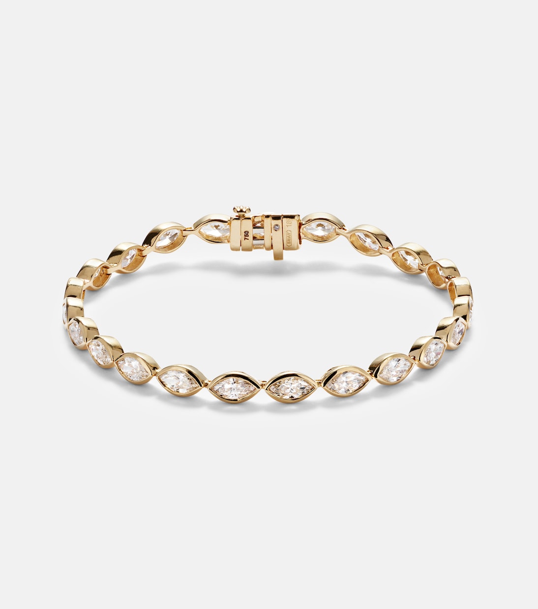 Pulsera tenis de oro de 18 ct con diamantes | Shay Jewelry