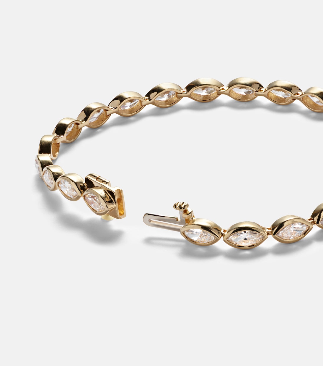 Pulsera tenis de oro de 18 ct con diamantes | Shay Jewelry