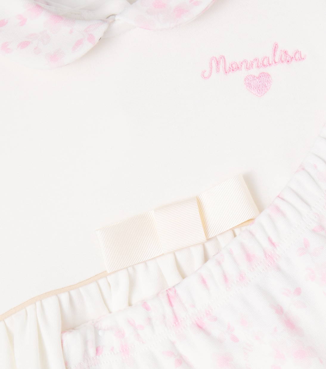 Baby Set aus Kleid und Leggings aus Baumwolle | Monnalisa