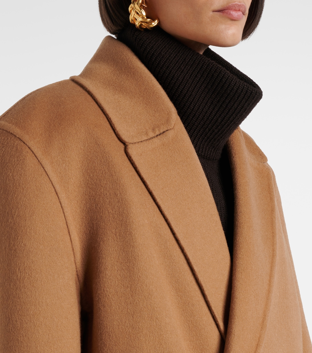 Manteau en cachemire et laine | Saint Laurent