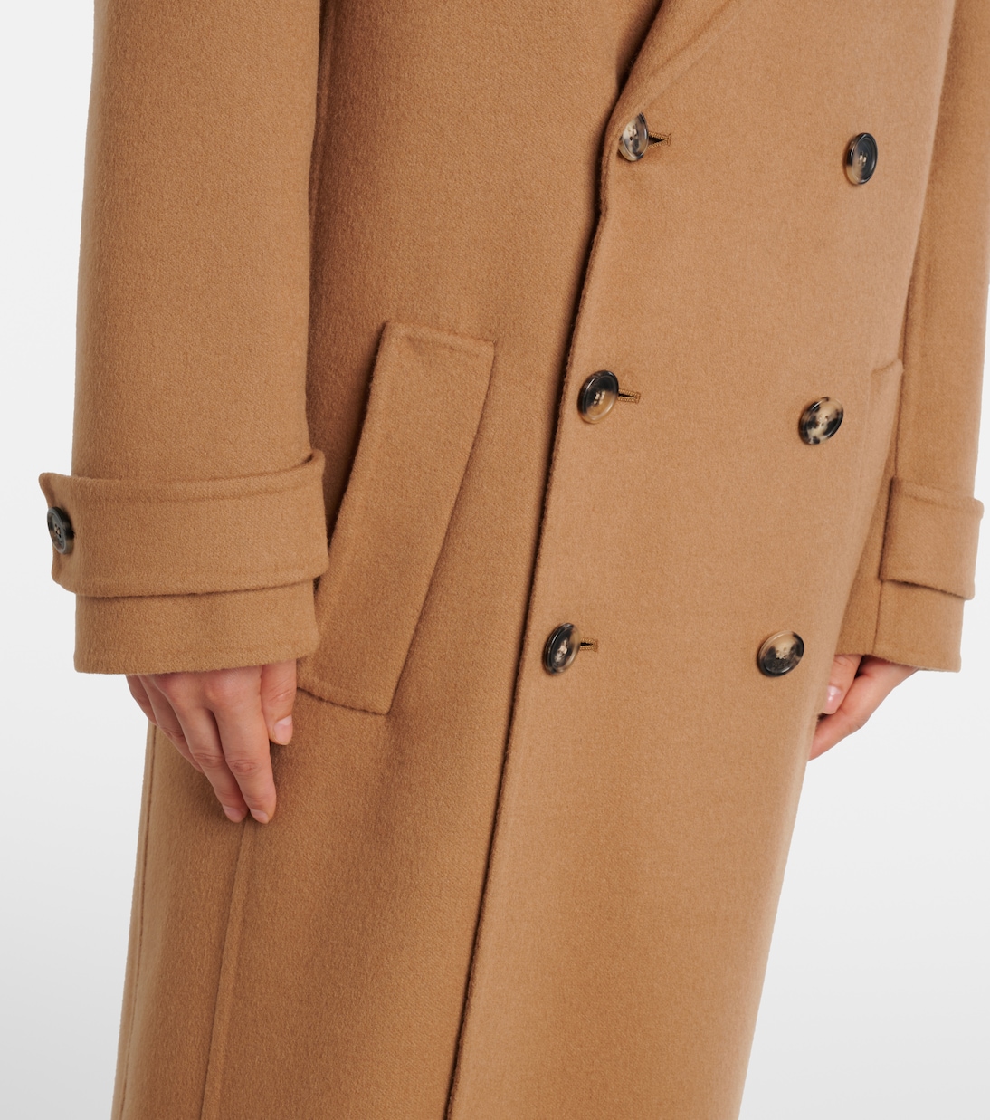 Manteau en cachemire et laine | Saint Laurent