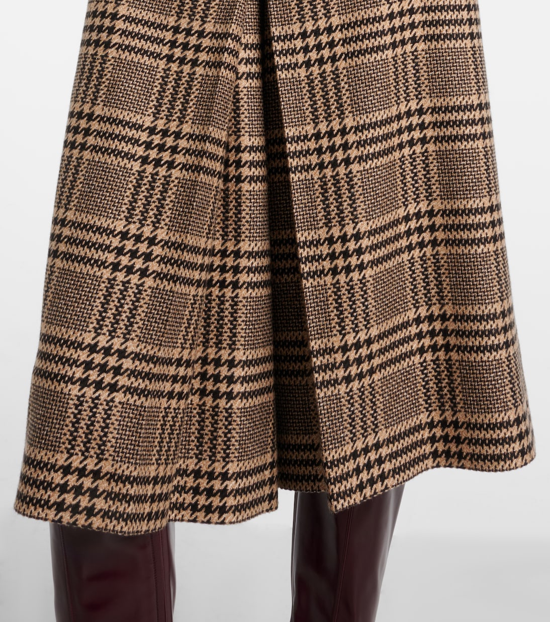 Mid-rise silk and cashmere culottes | Saint Laurent