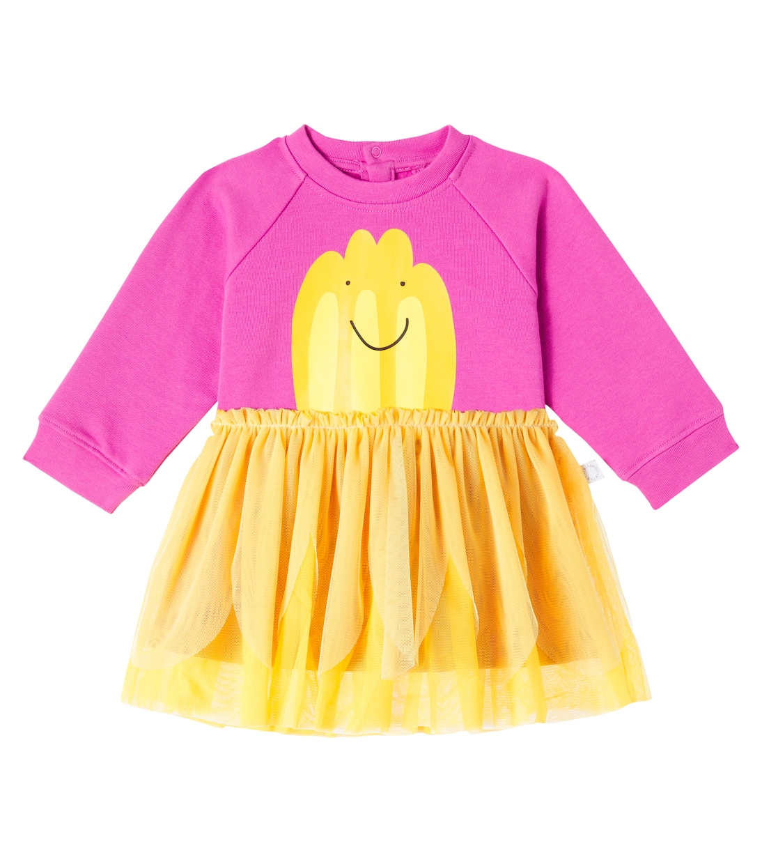 Baby printed cotton jersey dress | Stella McCartney Kids