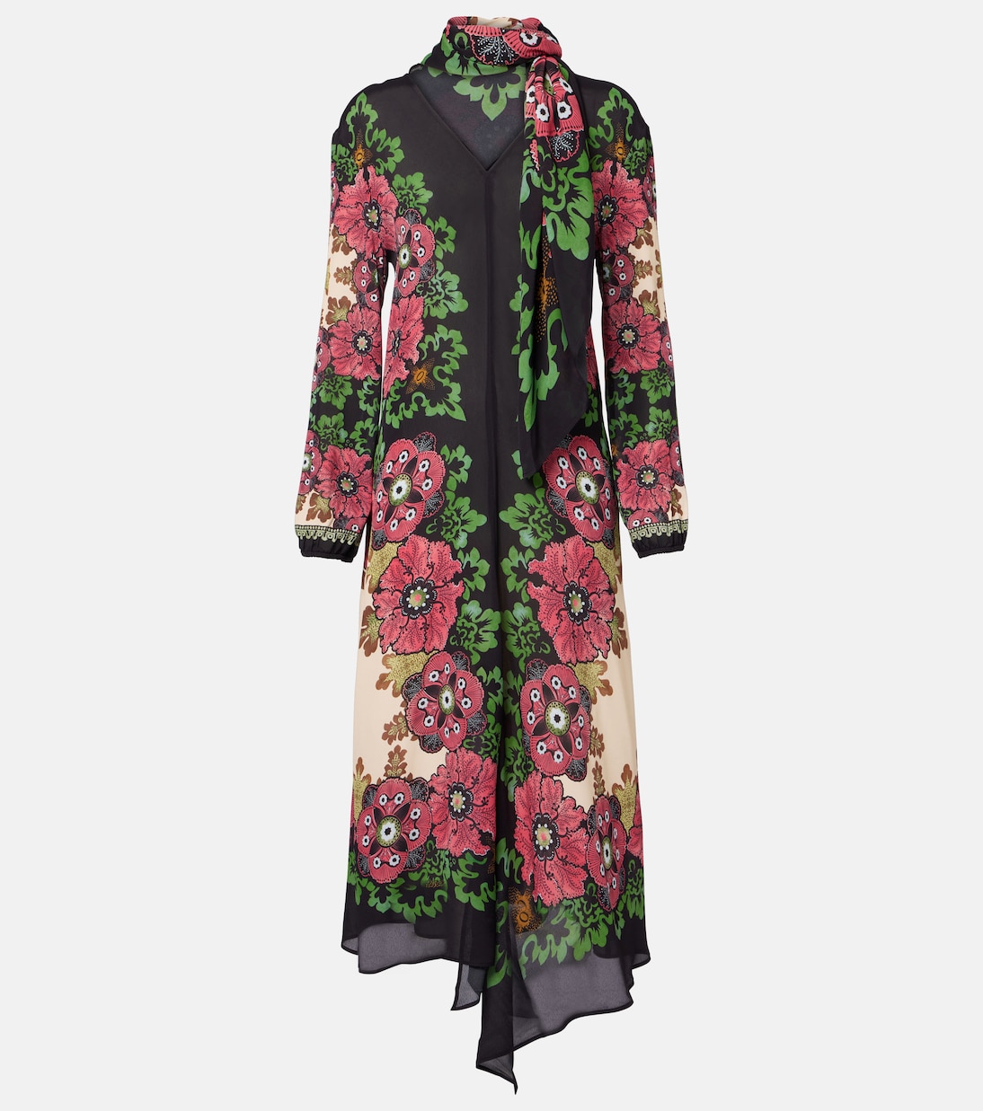 Vestido midi Karis floral | La DoubleJ