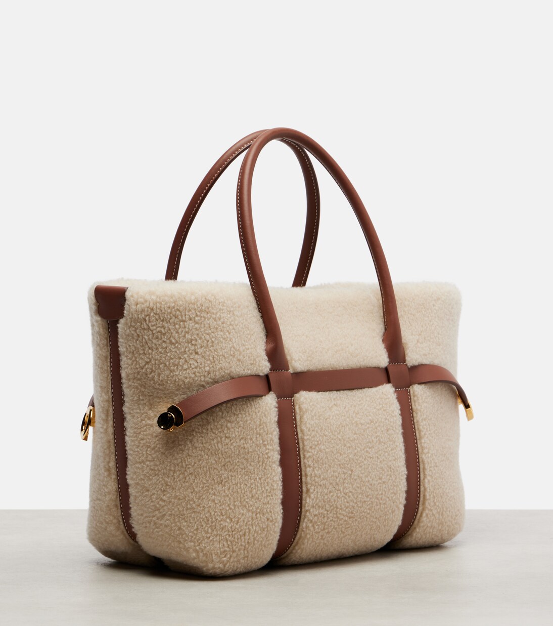 Tote Ghiera Small aus Shearling | Loro Piana