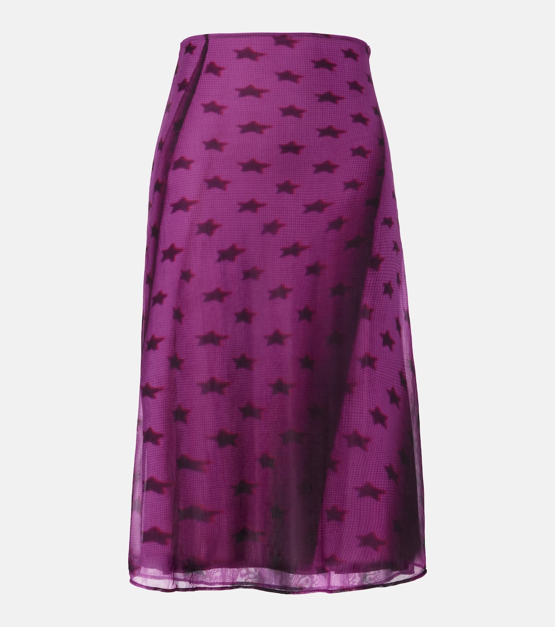Etima printed sheer midi skirt  | Acne Studios