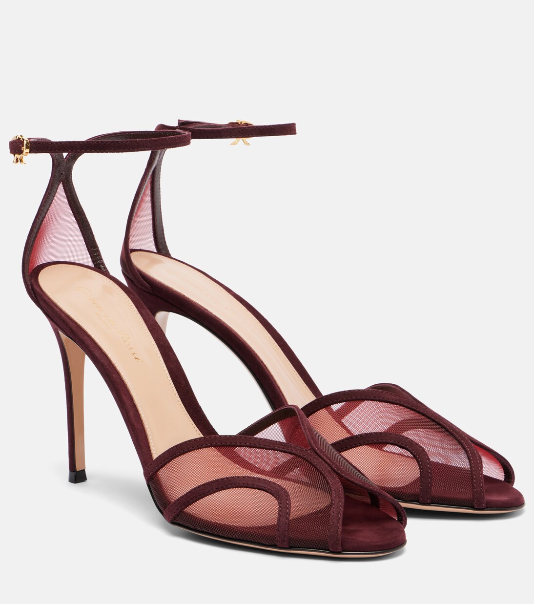 95 스웨이드 메쉬 샌들 | Gianvito Rossi