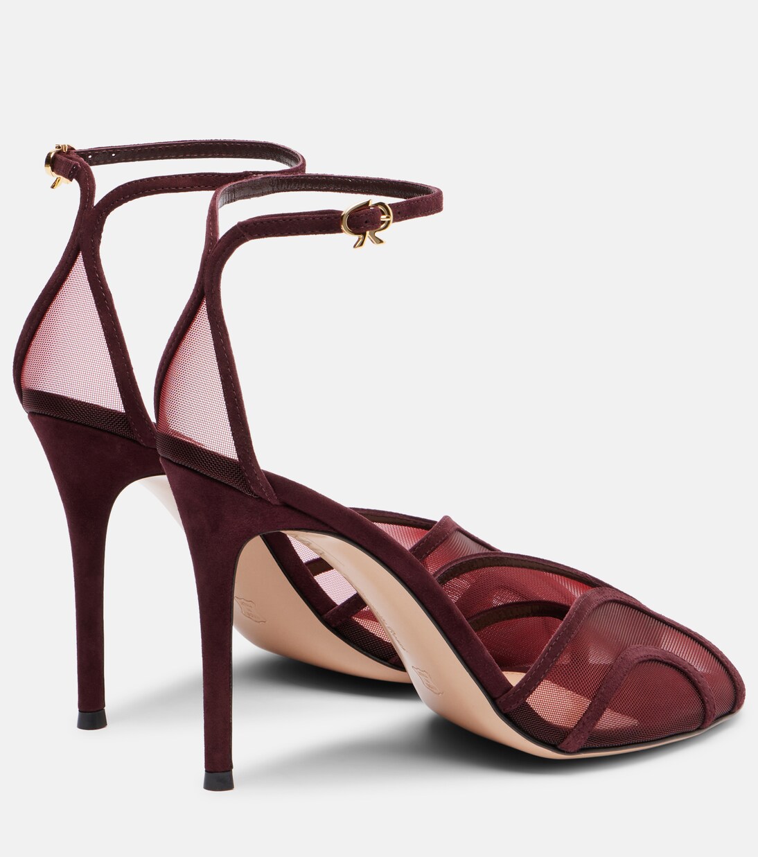 95 스웨이드 메쉬 샌들 | Gianvito Rossi
