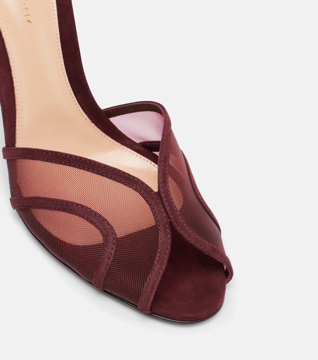 95 스웨이드 메쉬 샌들 | Gianvito Rossi