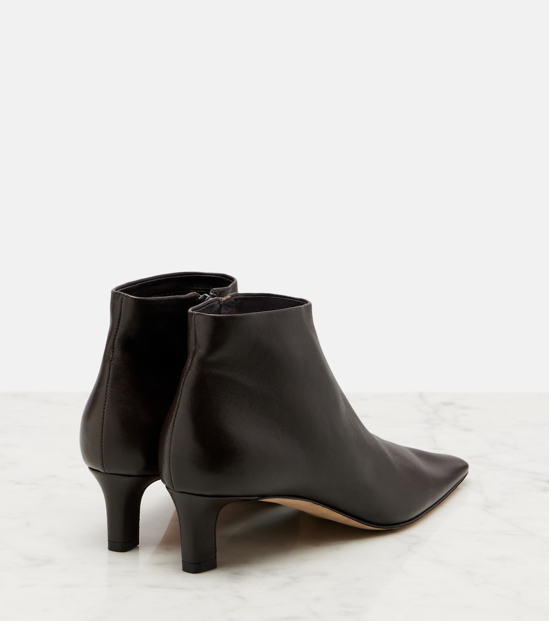 Carla 45 leather ankle boots | The Row