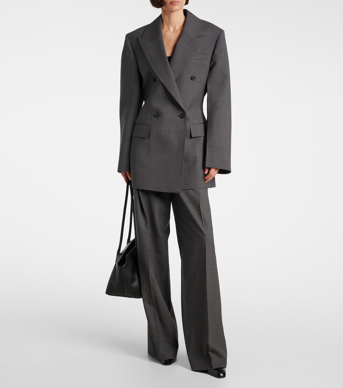 Hourglass double-breasted wool blazer | Róhe