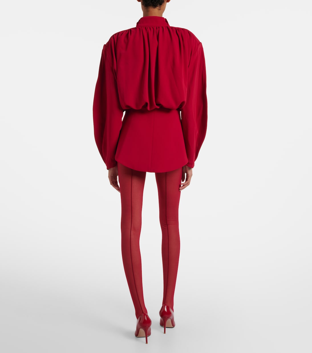 re/edit Hiver Russe crêpe twill blouse | Mugler