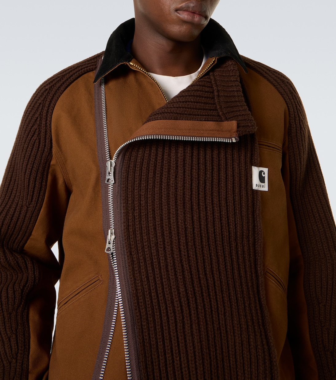 X Carhartt Jacke aus einem Wollgemisch | Sacai