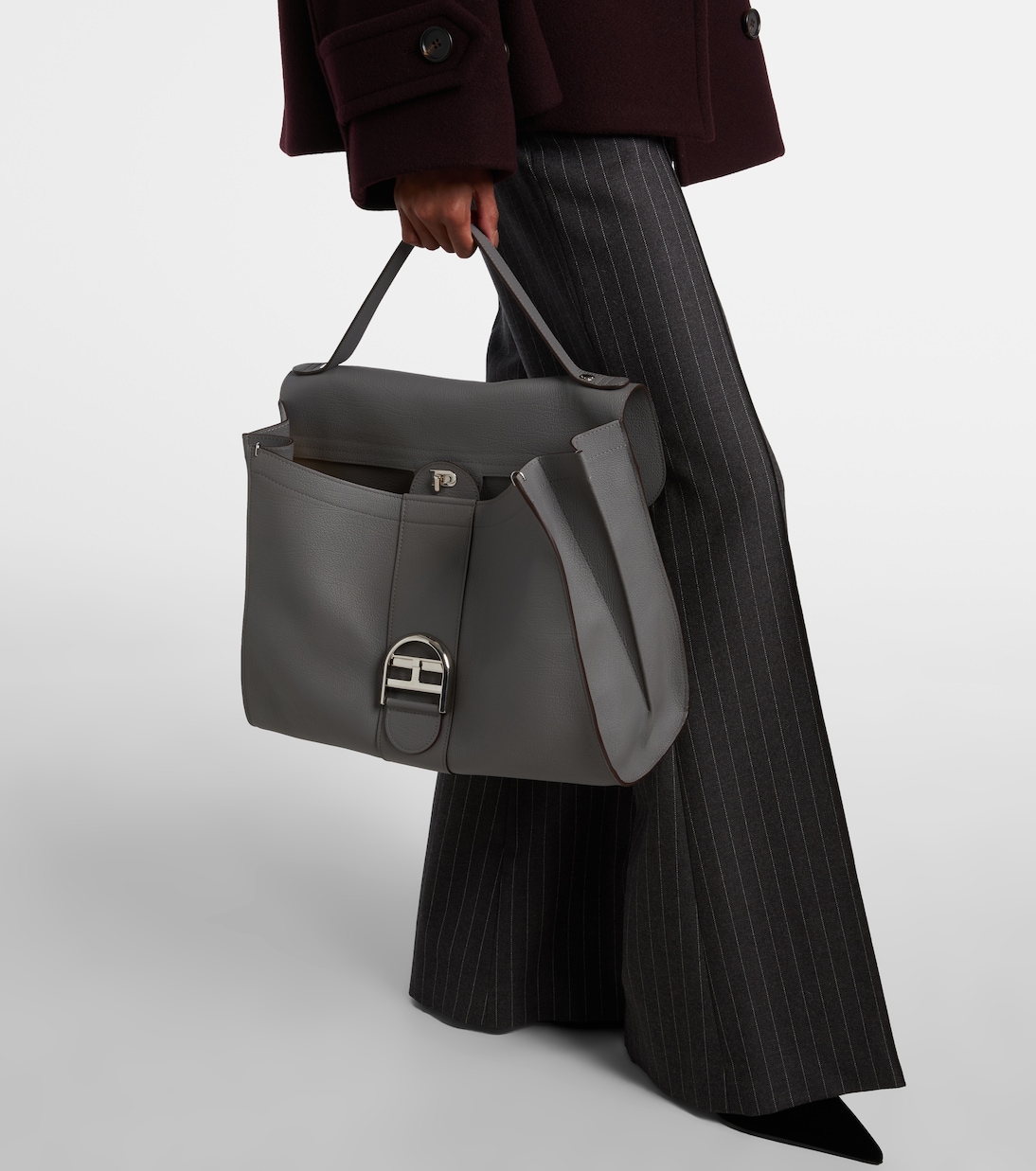 حقيبة كتف من الجلد Brillant Tempo Large | Delvaux