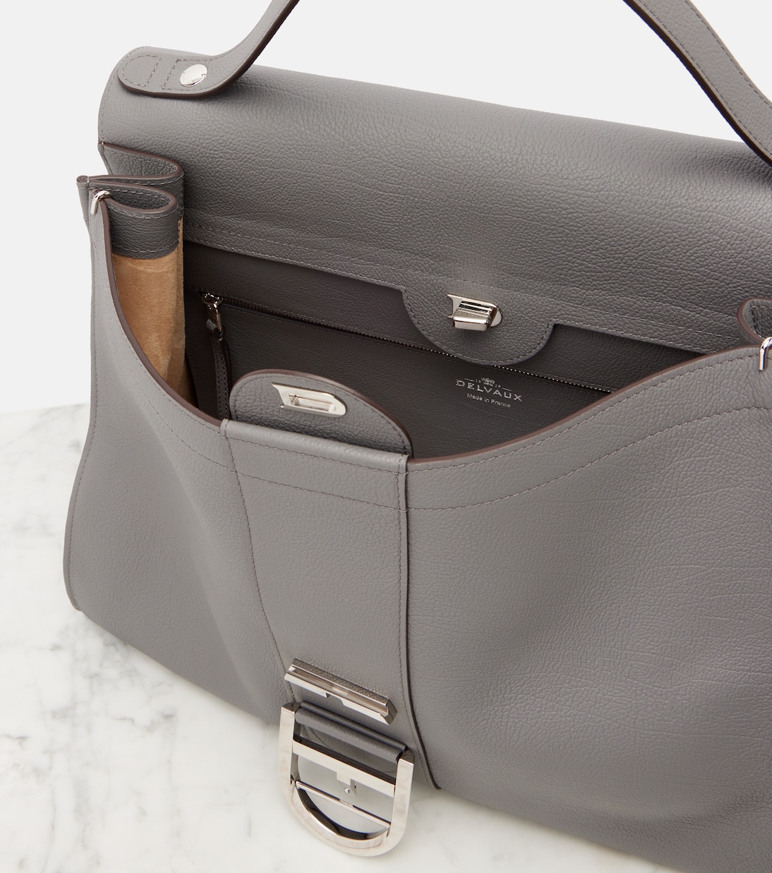 حقيبة كتف من الجلد Brillant Tempo Large | Delvaux
