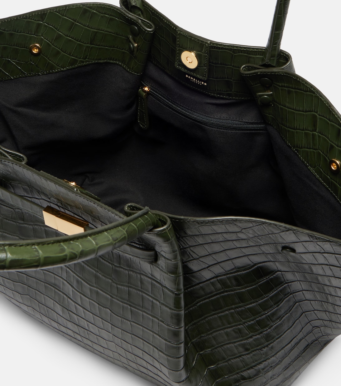 New York 크로코 이펙트 레더 토트 백 | DeMellier