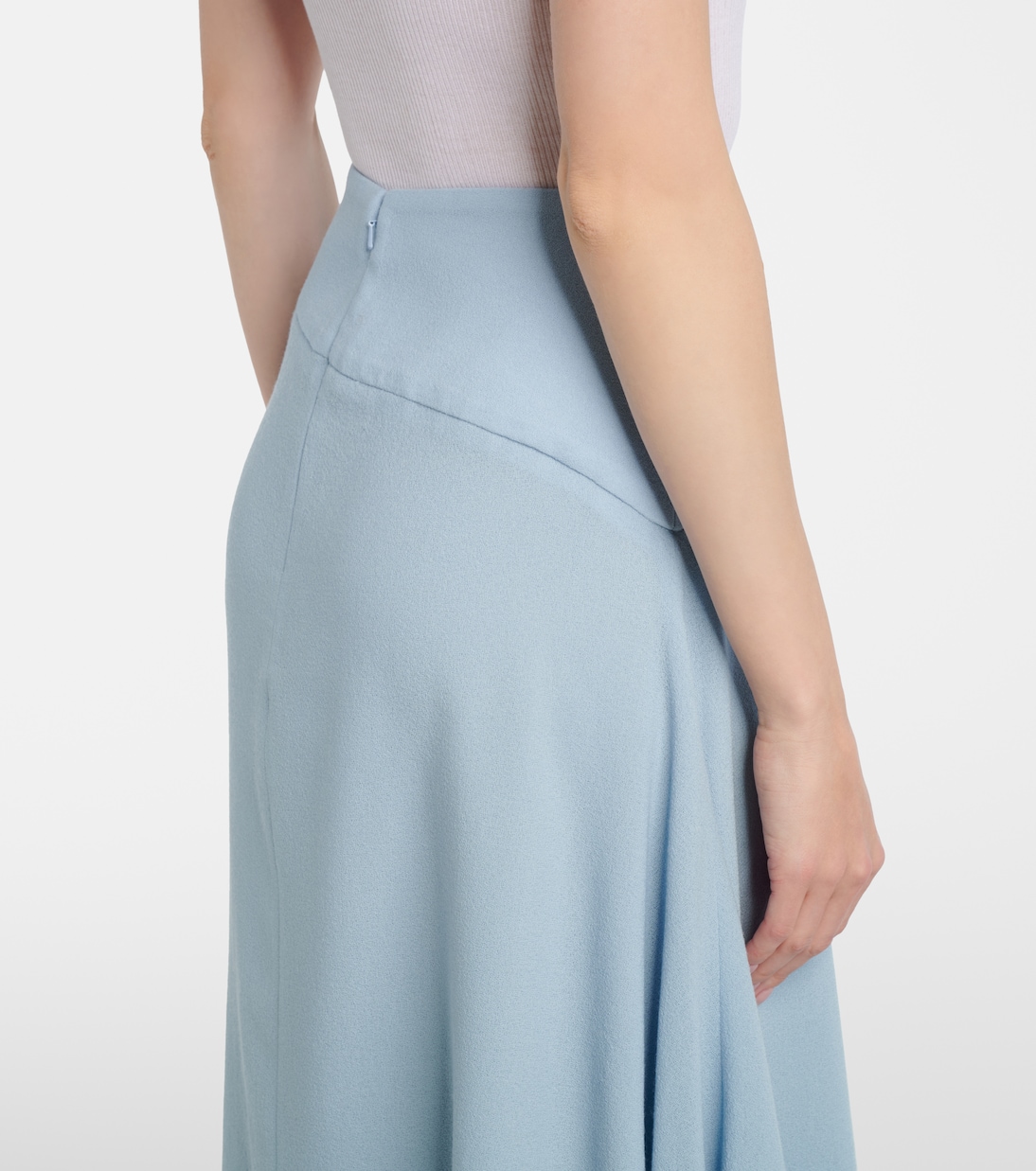 Virgin wool midi skirt  | Erdem