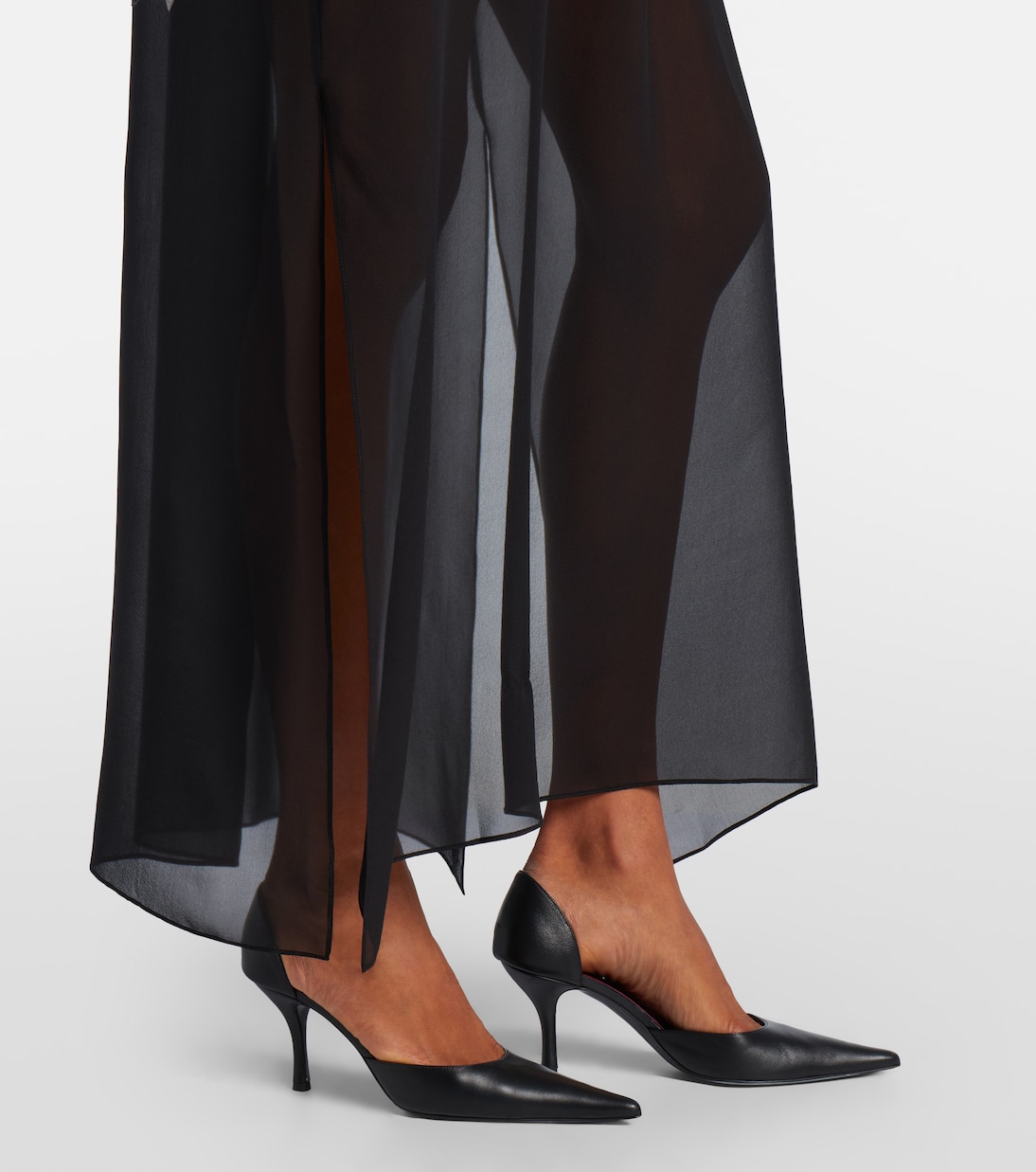 Off-Shoulder-Maxikleid aus Seide | Nina Ricci