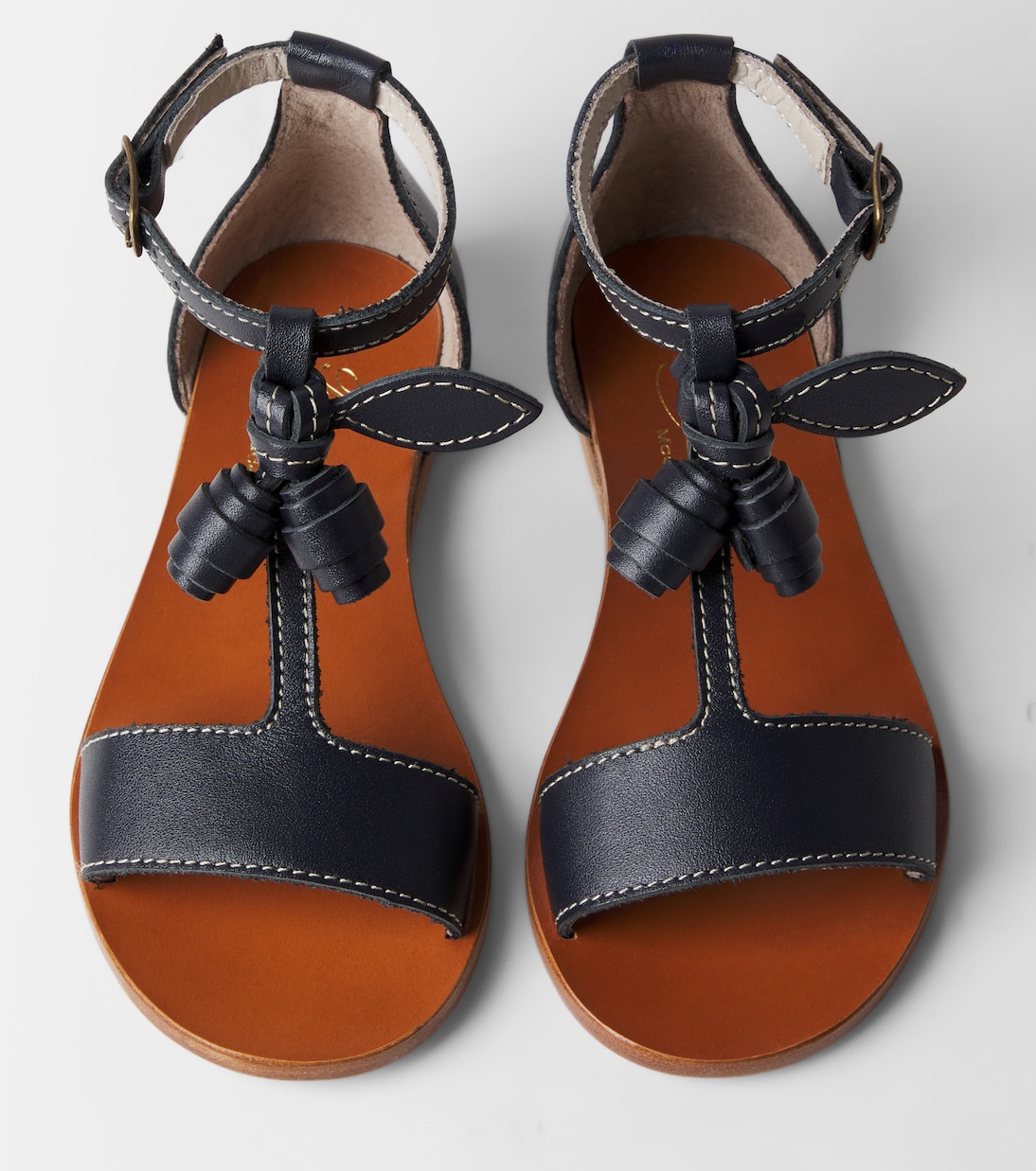 Elmas leather sandals  | Bonpoint