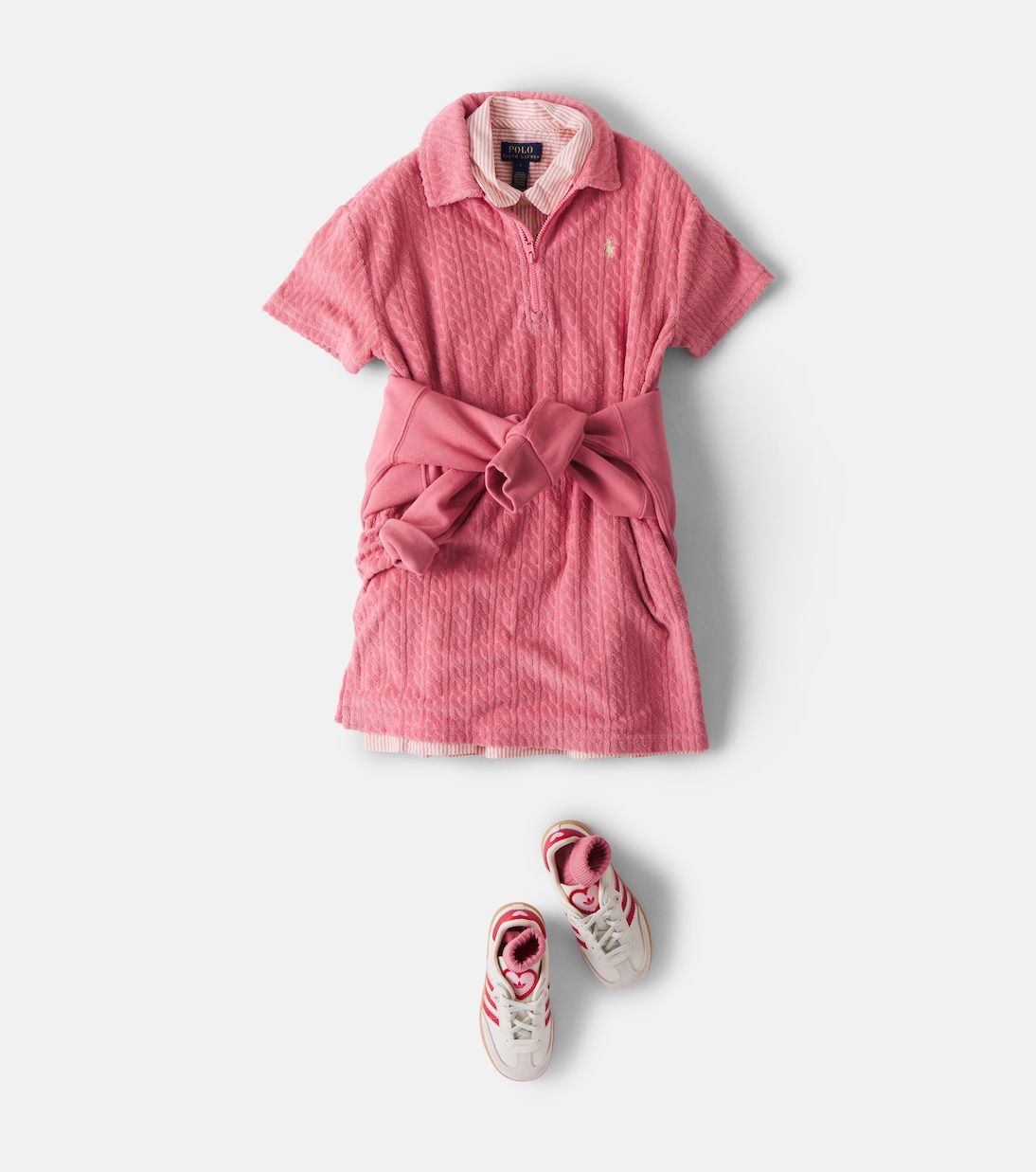 Cotton-blend terry beach cover-up | Polo Ralph Lauren Kids