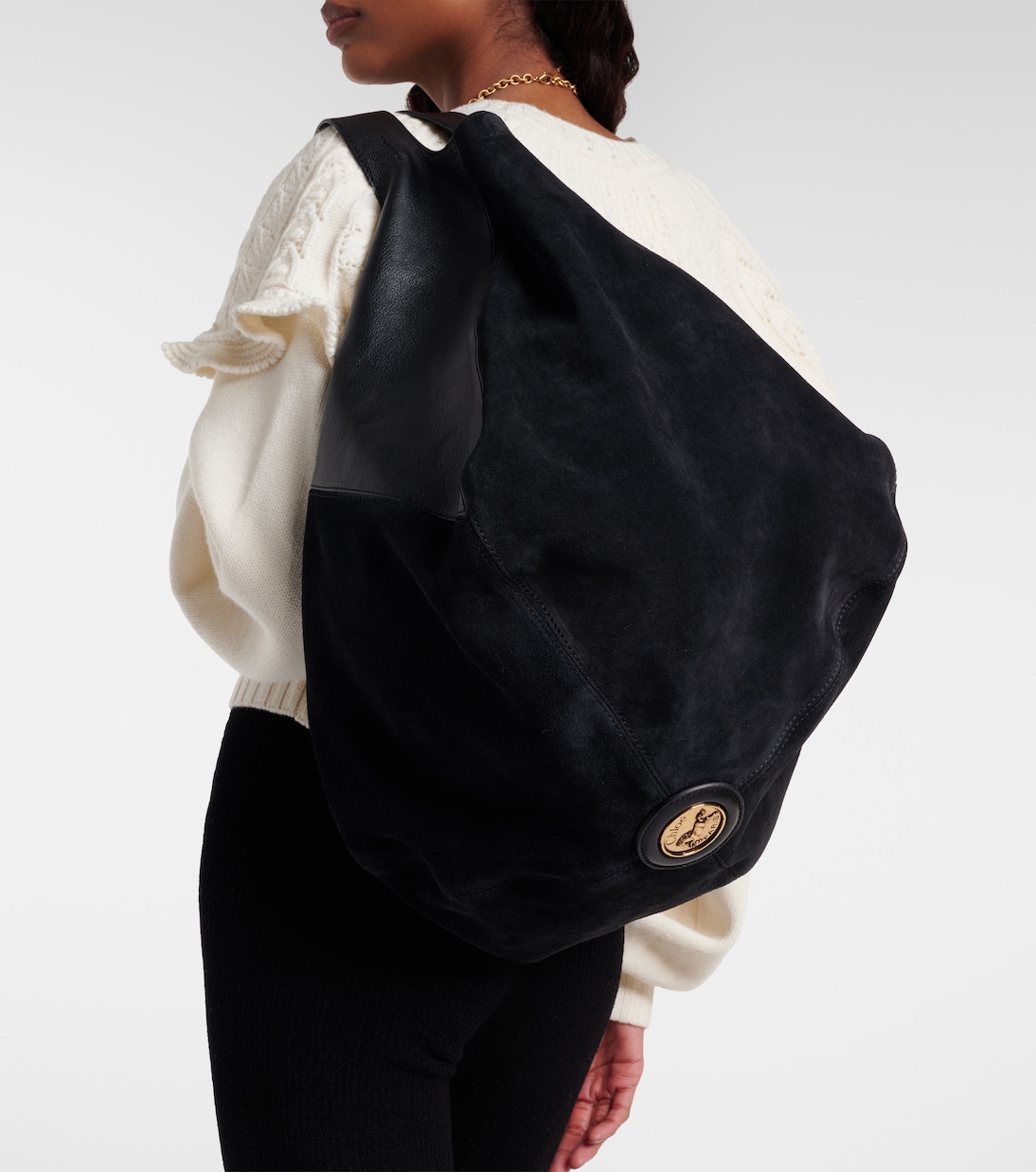 Small leather shoulder bag | Chloé