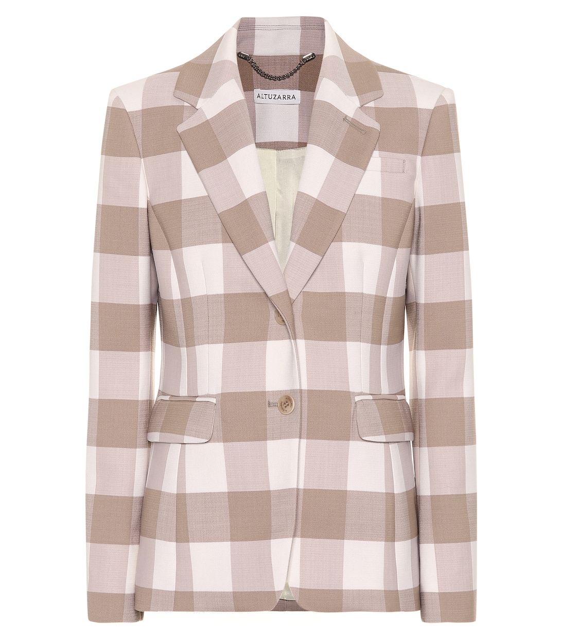 Blazer Fenice a quadri in lana | Altuzarra