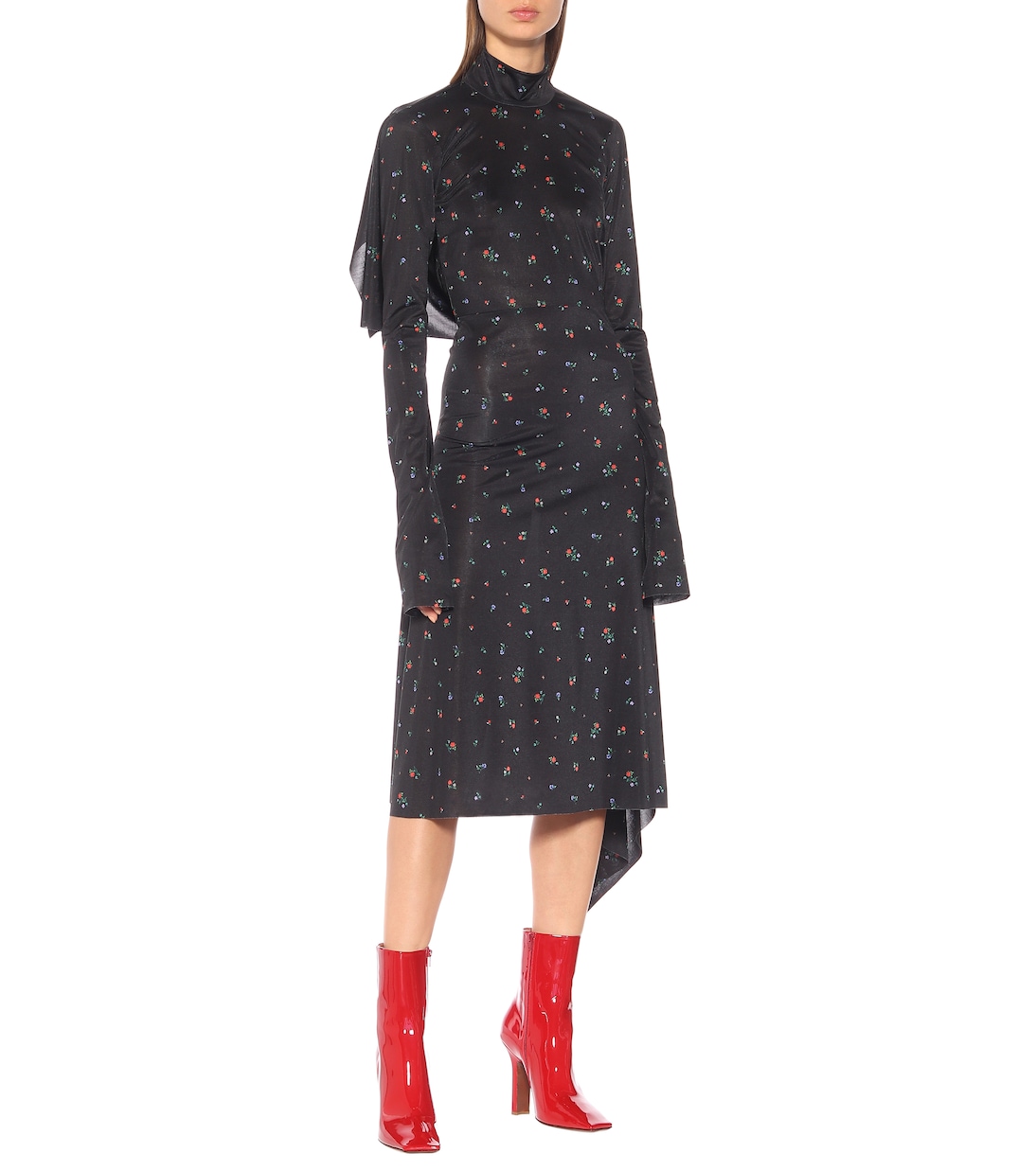 Robe midi imprimée | Vetements