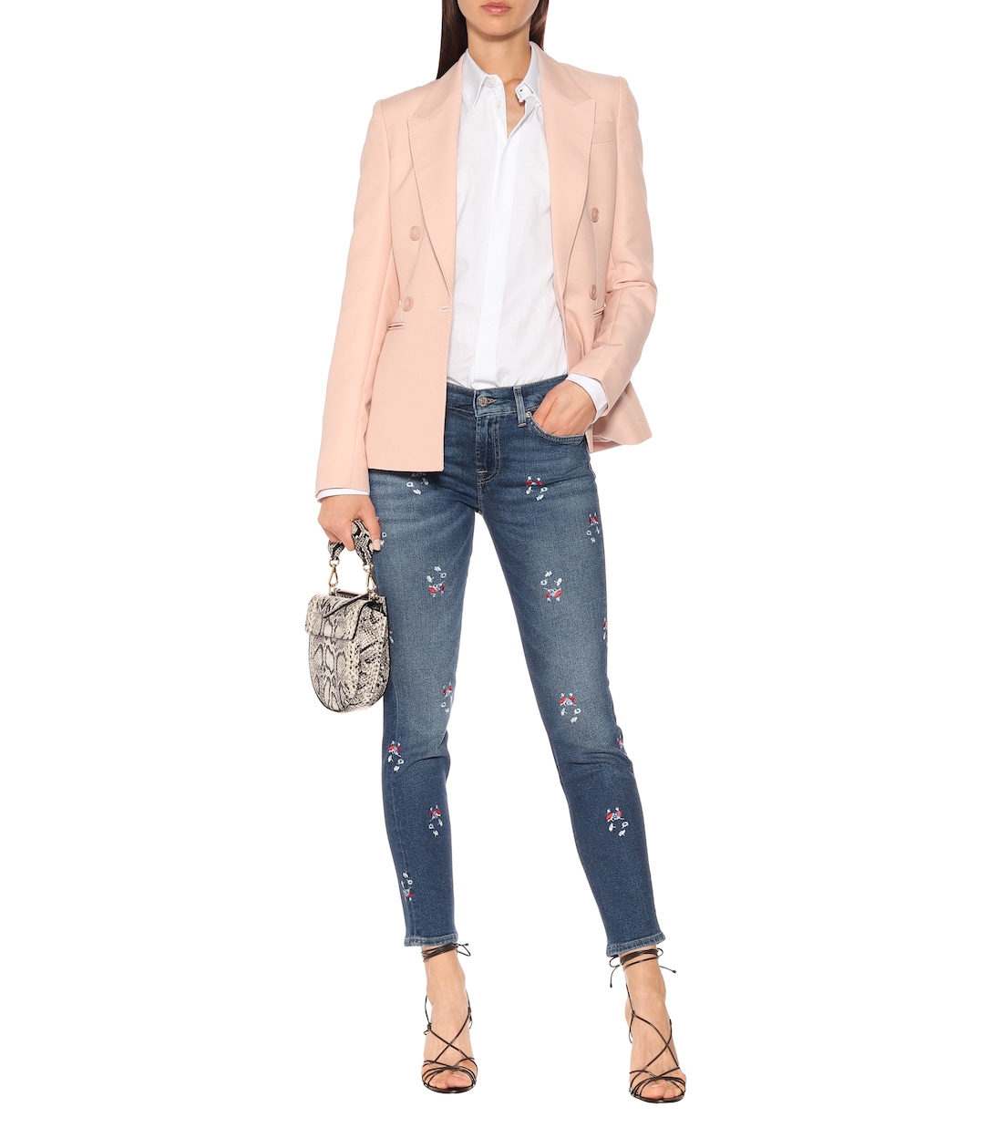 Jean skinny Roxanne brodé | 7 For All Mankind