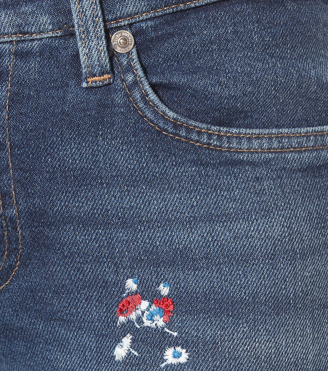 Jean skinny Roxanne brodé | 7 For All Mankind