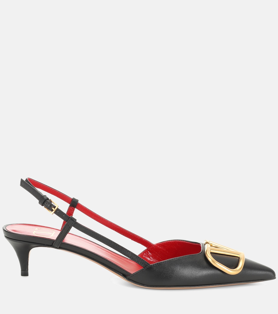Valentino Garavani VLOGO leather slingback pumps | Valentino Garavani