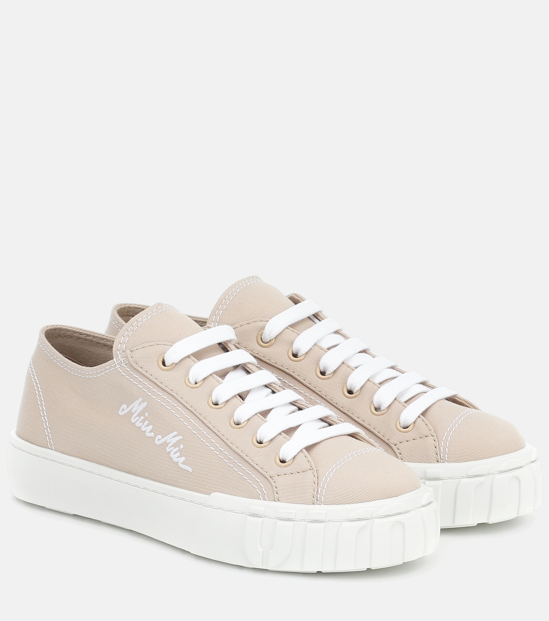 Sneakers in canvas | Miu Miu